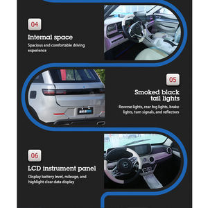 Mini 4 ruote a buon mercato cina 5 posti Mini <span class=keywords><strong>auto</strong></span> elettrica con aria condizionata <span class=keywords><strong>auto</strong></span> elettrica 4 posti - Product Image 6