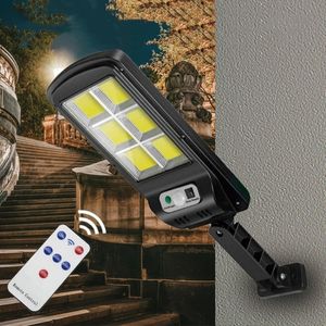 Lámpara solar para exteriores con 3 modos de luz Sensor de movimiento impermeable Iluminación de seguridad solar para jardín Patio Camino Patio - Product Image 1