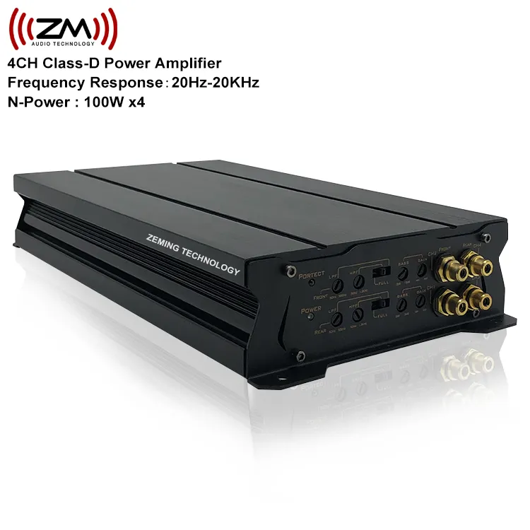 car sound system audio amplifier mono amplifier 12V 4 channels 1200 w power mono car amplifier class d