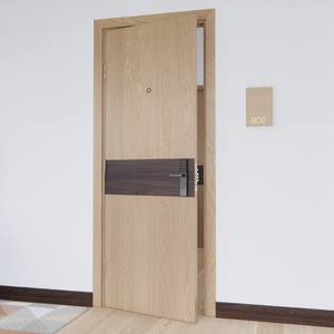 Porte d'hôtel insonorisée au design moderne et intelligent, porte coupe-feu pré-montée pour appartement, porte intérieure de chambre insonorisée pour hôtel - Product Image 5