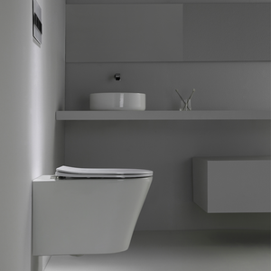 Nouvelle toilette européenne sans rebord en céramique blanche suspendue Wc Suspendu Wc Ensemble de toilette - Product Image 3