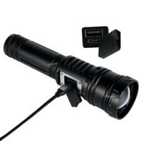 Wason nouvelle meilleure vente haute puissance aluminium Zoom Portable EDC lampe de poche d'urgence rouge Led avertissement extérieur survie torche lumière