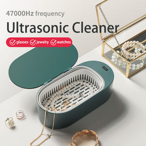 Nettoyeur ultrasonique électrique mini portable sans fil pour bijoux et prothèses dentaires avec minuterie numérique, capacité de 400 ml - Product Image 5