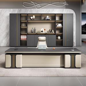 ชุดโต๊ะสำนักงานสำหรับผู้บริหารรูปตัวแอลโต๊ะเจ้านายทำจากไม้สำหรับซีอีโอเฟอร์นิเจอร์เชิงพาณิชย์ออกแบบได้ตามต้องการ - Product Image 3