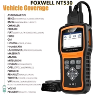 Scanner multi-systèmes Foxwell NT530 PLUS compatible avec Porsche, Nissan, GM, BMW, outils de diagnostic automobile universels, obtenez un logiciel pour une voiture