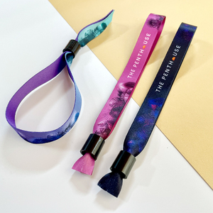 Pulseras Coloridas de Alta Calidad con Logotipo Personalizado para Eventos, Pulseras de Tela <span class=keywords><strong>totwoo</strong></span> de Larga Distancia con Función Táctil - Product Image 6