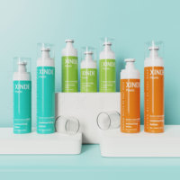XINDE OEM ODM Logo personnalisé couleur d'impression 50ml 80ml 100ml 110ml PET vide soins de la peau visage Toner corps cosmétique Lotion bouteille