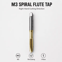 Taraque à cannelure spirale TT300-HPO M3, norme métrique, en acier rapide (HSS) et carbure, marque Sichuan, pour le perçage des métaux