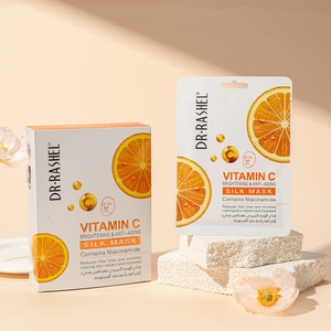 Dr. rashel khoáng lụa mặt nạ vitamin C sáng chống lão hóa mặt tấm cho dưỡng ẩm làn da rạng rỡ làm giảm nếp nhăn nếp nhăn - Product Image 1