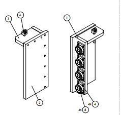 Support de roulement de <span class=keywords><strong>dessin</strong></span> personnalisé pour <span class=keywords><strong>chariot</strong></span> élévateur - Product Image 2