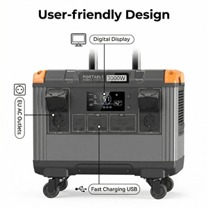 3000W 2688Wh Mobile Power Station EU For Wohnmobile Caravan Road Trip <b>Camping</b> Solar Charger Station - Product Image 1