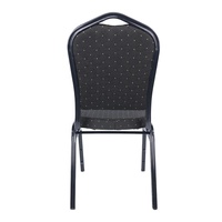 Chaises de banquet d'hôtel en métal empilables de qualité supérieure, robustes et économiques, pour l'intérieur, couleur blanche, style trône, pour usage commercial