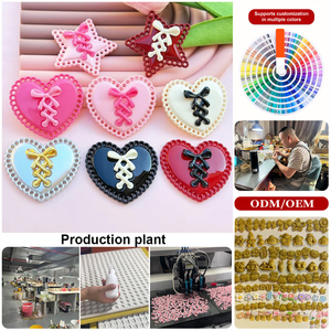 Lolita Hearts Flatback Charms DIY Cabochon Cartoon for Valentine's Day Gifts Christmas decorartesanías - Product Image 3