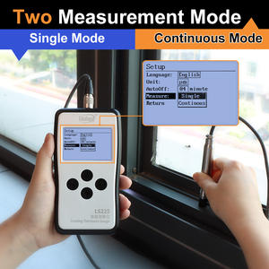 En Stock LS225 N1500 Medidor de espesor de alta precisión Medidor de espesor de recubrimiento de aluminio de cobre no magnético - Product Image 5