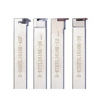 Barra de corte horizontal en forma de 7 para ranurado y limpieza de roscas, herramienta de torneado externo para tornos CNC OEM B-CTMSL1212K-08 No