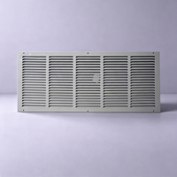 Grille d'aération à persiennes fixes 30*18 de haute qualité en acier laminé à froid pour bureau, résidentiel et commercial (CVC)