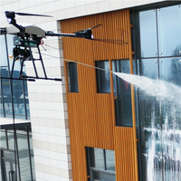 Drone de nettoyage à haute pression 4000 psi en fibre de carbone et aluminium aéronautique, à angle réglable, pour vitres et murs, idéal pour la peinture - Meilleures ventes