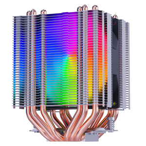 Snowman tháp kép <span class=keywords><strong>CPU</strong></span> <span class=keywords><strong>Cooler</strong></span> với 6 ống dẫn nhiệt tản nhiệt không khí mát cho LGA 1851 1700 1200 115x1366 AM5 AM4 AM3 Bộ vi xử lý - Product Image 5