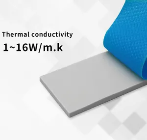 Almofada térmica do isolamento do silicone para a almofada refrigerando do cpu do gpu 0.25-10MM baixa resistência térmica