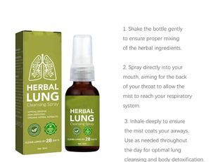 Lung Kräuter reiniger <span class=keywords><strong>Spray</strong></span> Raucher Klarer Nasen nebel Anti Schnarchen Stauung Lindert Lösung Klar Trocken - Product Image 3