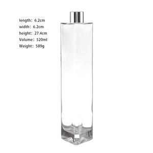 Bottiglie di Tequila da 500ml di capacità 1000ml con tappo in sughero e gomma - Product Image 6