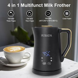 Espumador de leche 250ML 500ML Tetera Falla de energía <span class=keywords><strong>No</strong></span> tiene fugas 500W Denso Caliente Frío 45 50 70 80 Grados Pantalla táctil Mini Cake Maker - Product Image 4