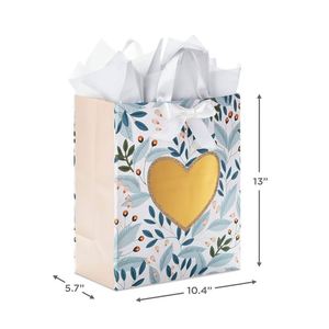 Bolsas de Regalo Grandes Personalizadas al por Mayor, Reciclables, de Papel Kraft, Impresas en Offset, con Relieve y Asas de Papel - Product Image 2