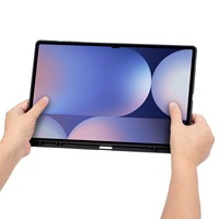 Housse de clavier fine antichoc avec support pour Galaxy Tab S8 Ultra/S9 Ultra/S10 Ultra, étui de protection tendance noir bleu