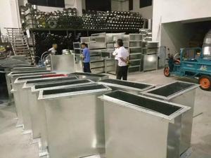 Conducto de Aire Rectangular Galvanizado sin Humo de Longitud Personalizada, Fabricado en Vietnam, para Instalación en el Suelo, para Edificios de Oficinas - Product Image 2