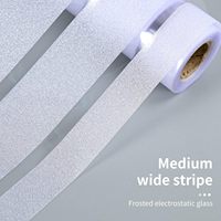 Película de Privacidad para Ventanas con Adhesión Estática de Alta Calidad, Adhesivo Decorativo para Vidrio con Patrón de Color Láser 3D