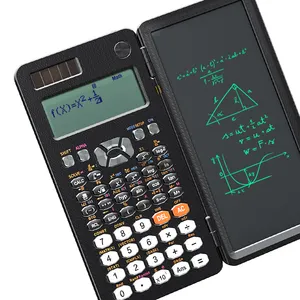 Solar Dual Power Writing Notepad 16 Digit Electronic Engineering Scientific Calculator for Students