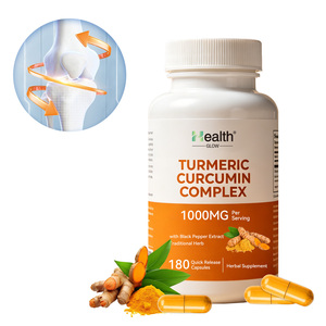 <b>Turmeric</b> Curcumin Hard Capsules <b>Supplement</b> OEM Private Label Manufacturer 95% Curcuminoids Joint Inflammation Support <b>Bulk</b> GMP - Product Image 1