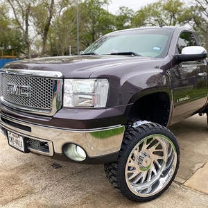 Jantes de camion en alliage d'aluminium forgé, finition brillante, face noire, 20-26 pouces, 8x165.1/170/180 pour F150 F250 F350 Silverado Sierra - Product Image 4