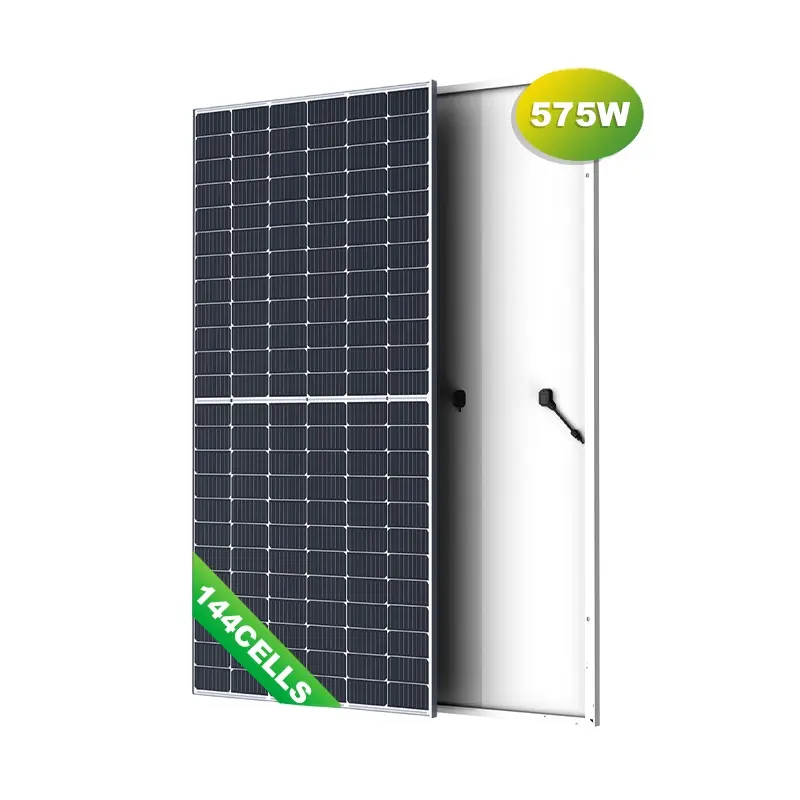 Jinko panel surya transparan 575W jinko tiger neo tipe-n panel surya terbaik merek panel surya