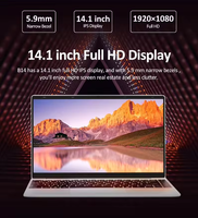 Ordinateur portable de jeu d'occasion, écran IPS sans fil, 14 pouces, fin, Intel 3855U, 8 Go de RAM, 256 Go de SSD, vente en gros