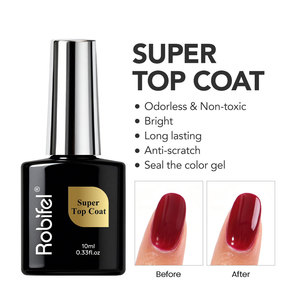Robifel <span class=keywords><strong>Top</strong></span> <span class=keywords><strong>Coat</strong></span> 10ml, Esmalte de Uñas en <span class=keywords><strong>Gel</strong></span> Superbrillante y Transparente, Precio de Mayoreo Económico, <span class=keywords><strong>Top</strong></span> <span class=keywords><strong>Coat</strong></span> con Brillo - Product Image 3
