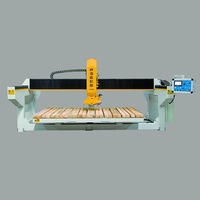 Scie à pont monobloc automatique à commande PLC pour marbre, granit et carrelage, machine de découpe de pierre infrarouge 3 axes