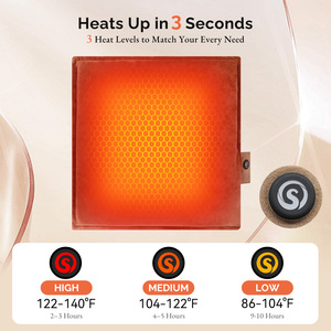 पीठ दर्द गर्म ग्रेफीन कुशन क्यूलिटेड नरम फोम हीटिंग पैनल बहु-स्तरीय गर्म राहत हीटिंग सिस्टम रीढ़ की हड्डी आराम - Product Image 2