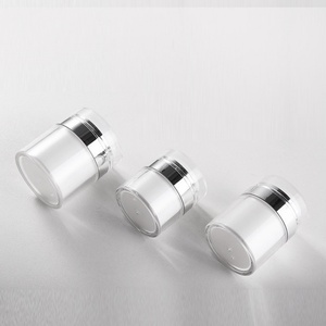 Luxury 15g 30g 50g 100gml Personal Care Cream Airless <b>Jar</b> <b>Plastic</b> Airless Bottle <b>Jar</b> Refillable Cosmetic Airless Pump <b>Jar</b> - Product Image 5