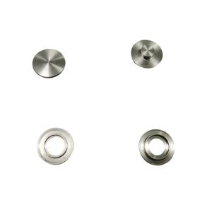 Botón antipérdida, cuatro botones, rastreador de acero inoxidable, patrón de CD de Metal, bolsa de cuero brochado para Apple, botón de rastreador antipérdida - Product Image 1