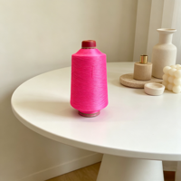 Fil teint DTY 70D/24F de qualité supérieure en stock, anti-boulochage, anti-bactérien, texture brillante, pour vêtements de boutique haut de gamme