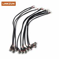 Arnés de Cableado para Interruptor de Botón Metálico de 16mm y 19mm, Conector Impermeable de 4 Pines y 12V Pre-cableado para Equipos Industriales
