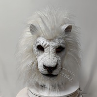 Masque de Lion Personnalisé pour Halloween, Capuche Animale, Fête Costumée Amusante, ODM