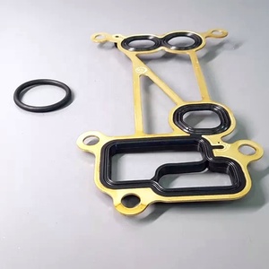 Joint de refroidisseur d'huile automobile 11428513448 11427808438 pour <span class=keywords><strong>BMW</strong></span> N47 N57 E90 F07 F01 X5 E70 11428512434 11427808439 582.951 - Product Image 1