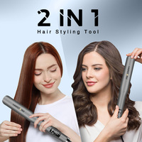 Lisseur et fer à boucler à marque privée avec ventilateur de refroidissement pour tous les styles de cheveux
