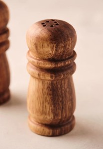 Ensemble de salières et poivrières en bambou de qualité supérieure, écologiques, durables, taille personnalisée, forme minimaliste, distributeurs d'épices, vaisselle de cuisine - Product Image 5