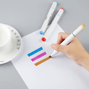 36 لونًا من أقلام التلوين الفنية ذات الرأس المزدوج، أقلام تلوين دائمة تعمل بالكحول، أقلام تلوين ملونة للرسم الفني - Product Image 4