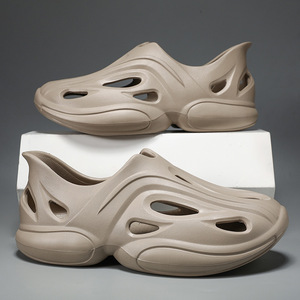 Men's Summer Thick-Soled <b>Clogs</b> White Non-Slip Outdoor Casual Slip-On Sandals Adult Size Available - Product Image 3