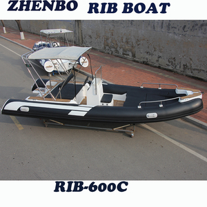 <span class=keywords><strong>6m</strong></span> Luxe Rib Boat CE Certifié 19.7ft Famille Voilier Yacht Gonflable Annexe pour Plongée En Plein Air 600 Série Rib-600 - Product Image 4