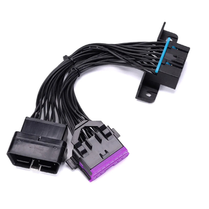 OBD2 分线器电缆 16 针一公转二母延长线 适用于大众别克双端口汽车诊断连接器 适用于 GPS 跟踪器 - Product Image 2